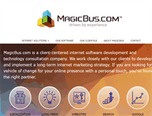 Tablet Screenshot of magicbus.com