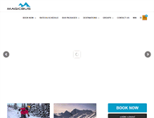 Tablet Screenshot of magicbus.ca